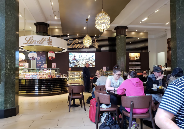Lindt Chocolate Café Martin Place