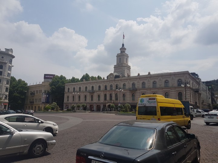 Freedom square Tbilisi